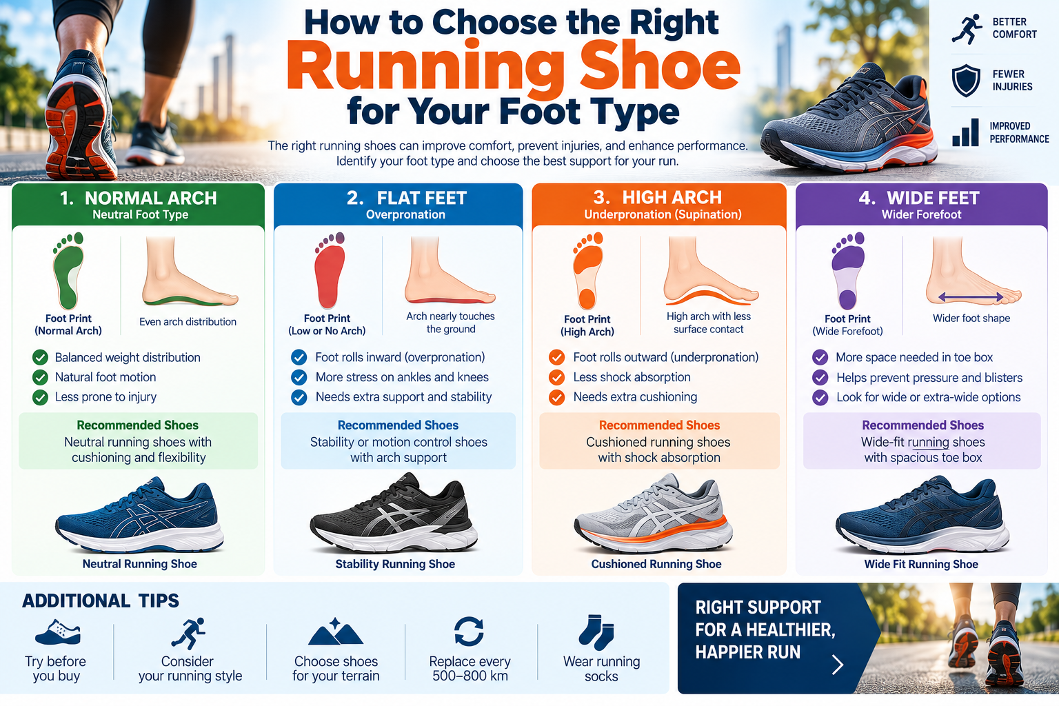 How to Choose the Right Running Shoe for Your Foot Type