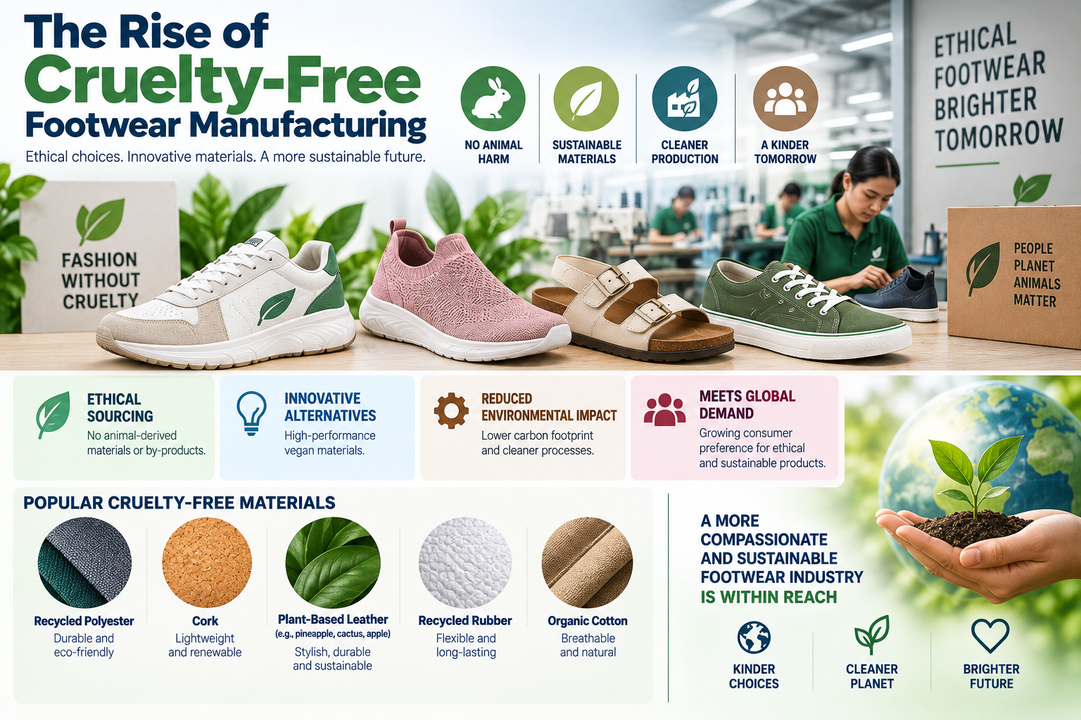 The Rise of Cruelty-Free Footwear Manufacturing