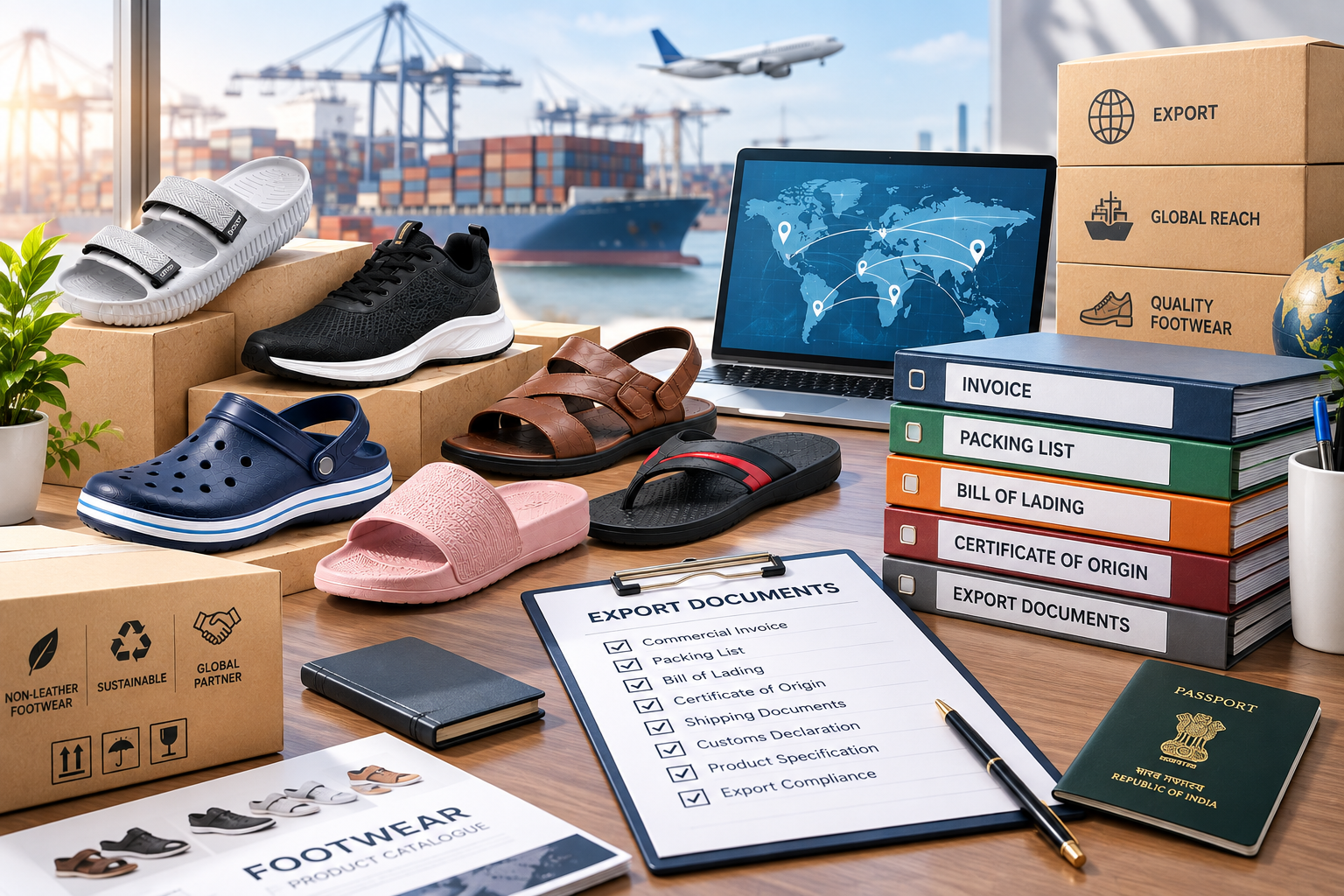 How International Buyers Can Source Non-Leather Footwear from India